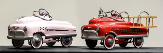 Two Children's Pedal Cars in the Style of Murray