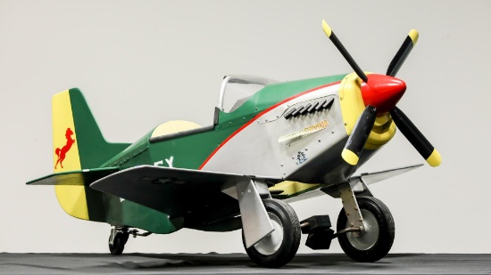 Child's Pedal Airplane in Style of P51 Mustang