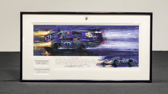 Formula 1 - Nicholas Watts Framed Print "The Hippie Car"