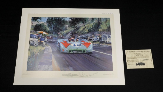 Formula 1 - Nicholas Watts Unframed Print Titled "Targa Florio 1970"