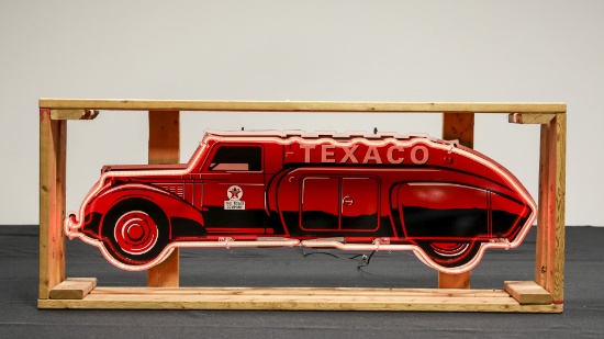 Texaco Fuel Truck Neon Sign