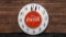 1950s Coca-Cola Open Button White Open-Face Clock