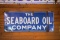The Seaboard Oil Company Porcelain Sign
