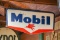 Mobil Double-Sided Porcelain Sign