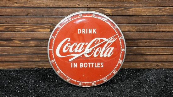 "Drink Coca-Cola in Bottles" Thermometer