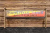 1920s Mansfield Tires Rack Sign