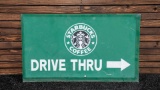 Starbucks Drive-Thru Sign