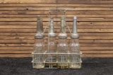 Special 8-Oil Bottle Carrying Rack with Tall Bottles