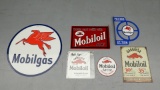 Collection of Mobiloil/Gas Quality Reproduction Signs