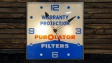 Purolator Filters Warranty Protection Clock by Pam