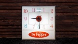 1960s Dr. Pepper Lighted Clock by Pam