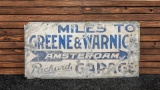 Packard Garage Sign