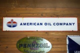 American Oil Porcelain Sign