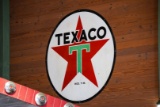 Texaco Oval Porcelain Sign