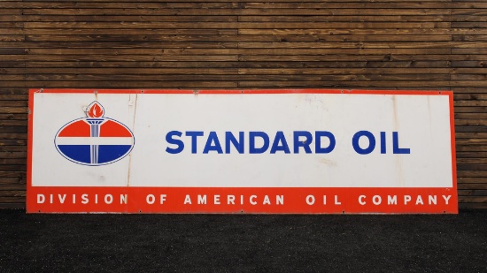 Standard Oil - Division of American Oil Company Large Enamel Sign