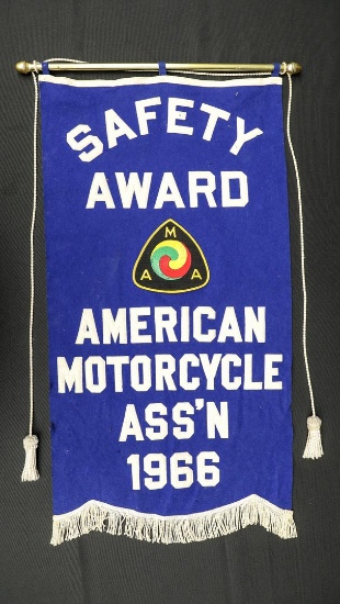 AMA Safety Award 1966 Banner