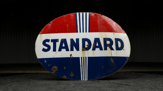 1960s Standard Oil Enamel Sign