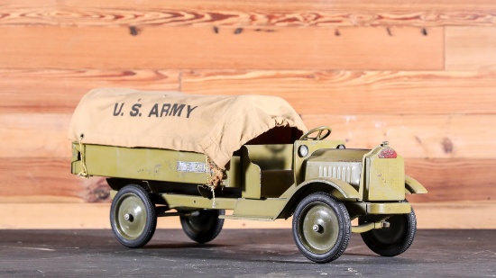 Packard Keystone U.S. Army Truck Pressed Steel Toy