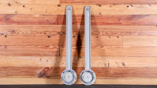 Two B.F. Goodrich Fan Belt Measuring Devices