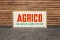 Circa 1970s AGRICO Lighted Sign