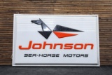 Circa 1970 Johnson Sea Horse Motors Large Lighted Sign