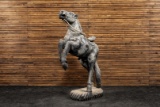 Decorative Dark Gray Horse Statue