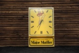 Circa 1976 Major Muffler Lighted Electric Clock