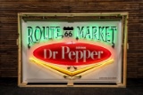 1960s Dr. Pepper/Route 66 Market Neon Sign