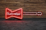 1990s Budweiser Guitar Neon Sign