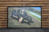 Mario Andretti in the JPS Lotus by John Lamm