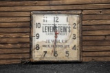 Levenstein's Jeweler Advertising Clock
