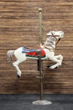 Carousel Horse on Brass Pole