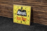 Circa 1950s Mason's Root Beer Lighted Clock