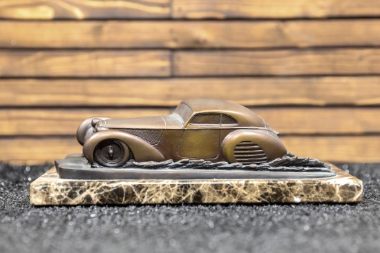 Alfa Romeo 8C-2900 California Mille Miglia Sculpture by Steve Possons