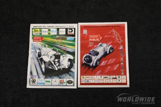 1993 and 2000 Mille Miglia Official Event Posters by Enaso
