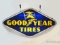 Original Large Goodyear Tires Double-Sided Sign