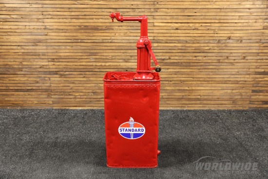 Standard Oil Tank Lubester Pump - Restored
