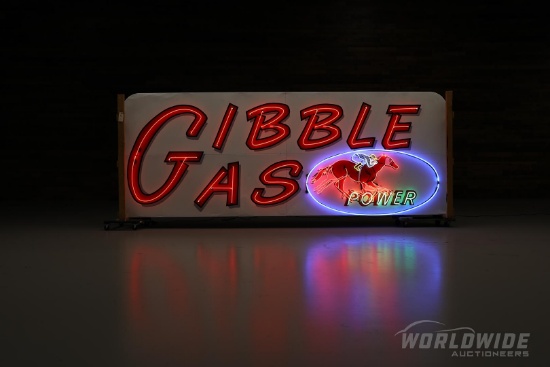 Original Large Gibble Gas Animated Neon Sign