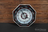 Mercury Sales Octagon Neon Lighted Clock
