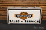Harley-Davidson Sales-Service Double-Sided Lighted Sign