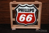 Phillips 66 Shield Single-Sided Lighted Sign