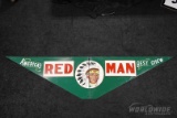 Red Man Tobacco Tin Sign