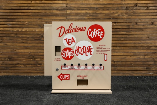 Hot Beverage Mix Coin-Operated Dispenser