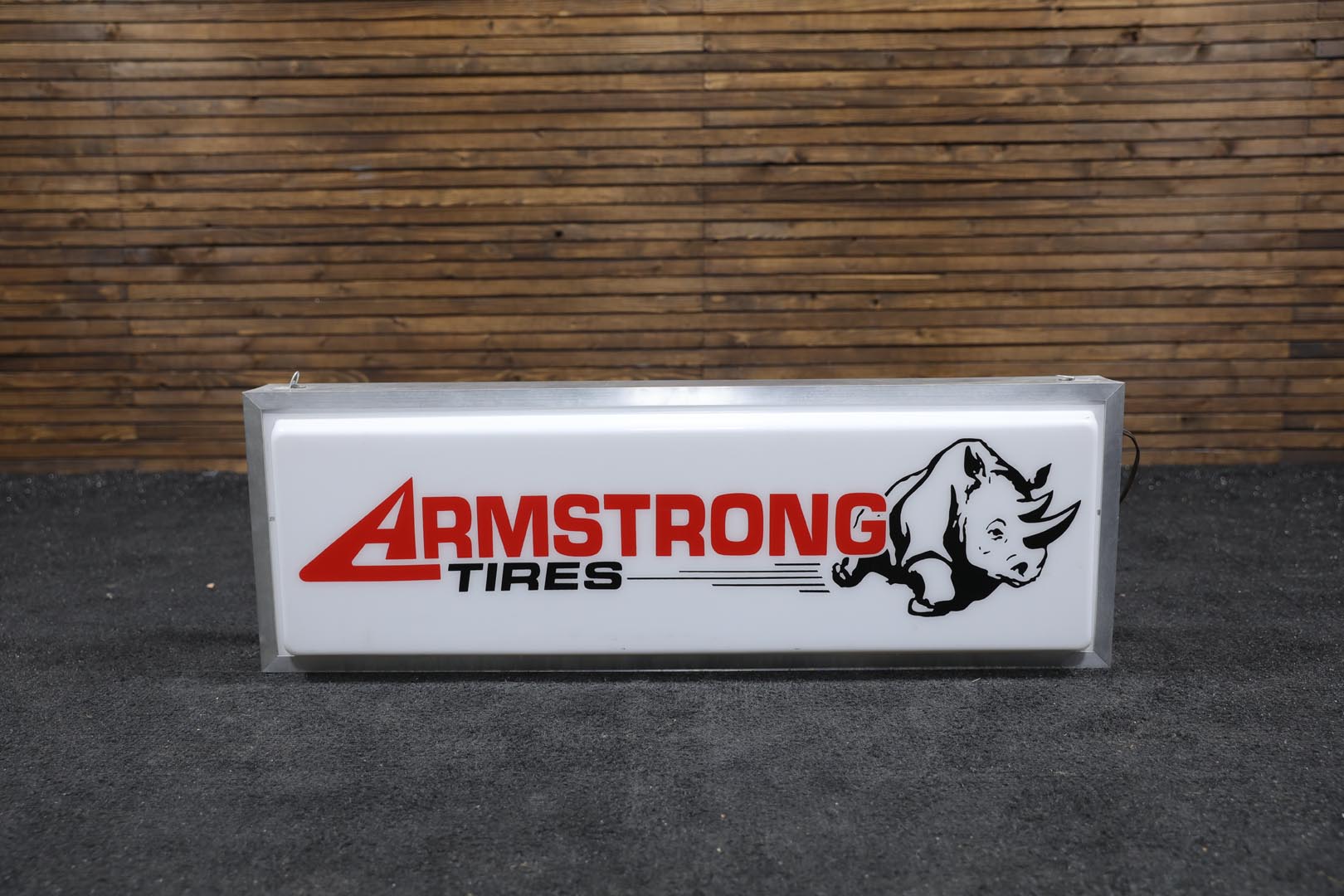 Armstrong Tires Double-Sided Lighted Sign | Proxibid