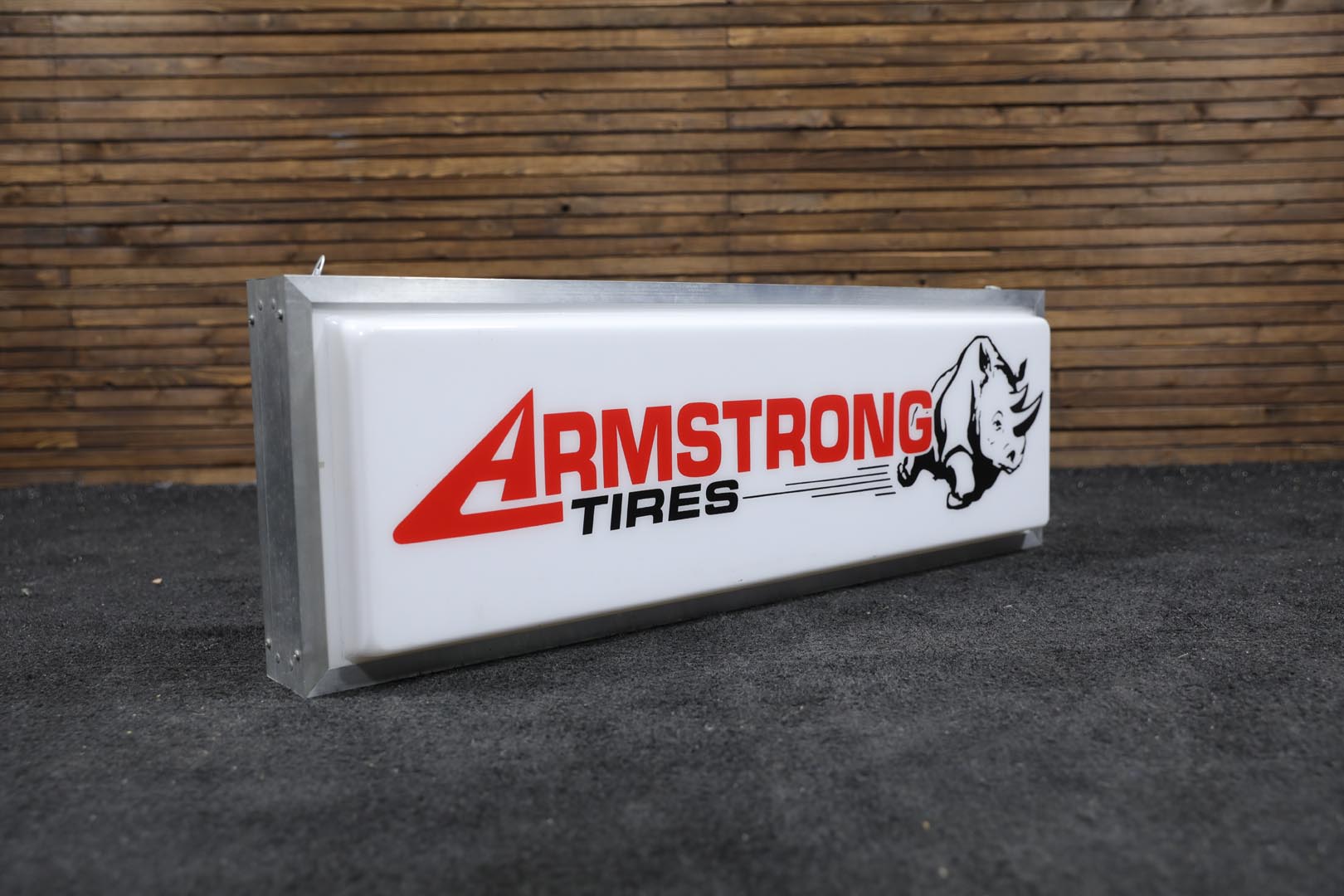 Armstrong Tires Double-Sided Lighted Sign | Proxibid
