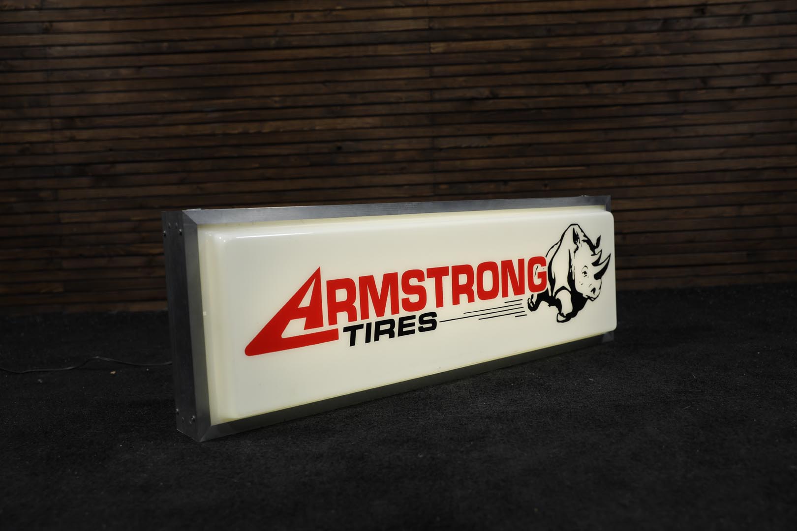 Armstrong Tires Double-Sided Lighted Sign | Proxibid