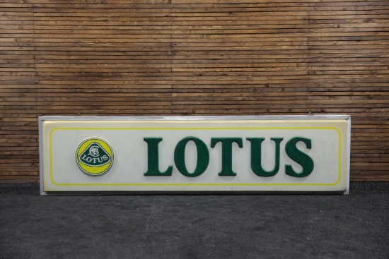 Lotus Dealership Large Lighted Exterior Sign