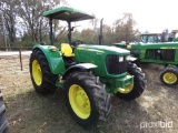 John Deere 5075E with rollbar and canopy