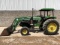 John Deere 2955 Tractor w/ Bush Hog 3226 Loader