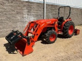 2020 Kubota MX5400 Tractor W/ Loader and Grapple Bucket